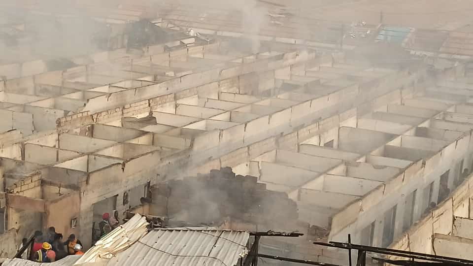 FIRE RAVAGES BAMENDA MAIN MARKET. 